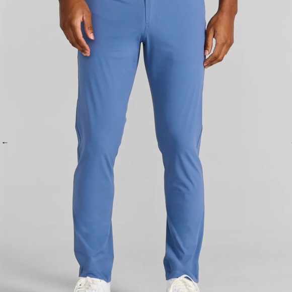 Redvanly NWT Pants Mens LARGE Kent Pull-on Blue Horizon Golf Golfing Golfer - Picture 5 of 5